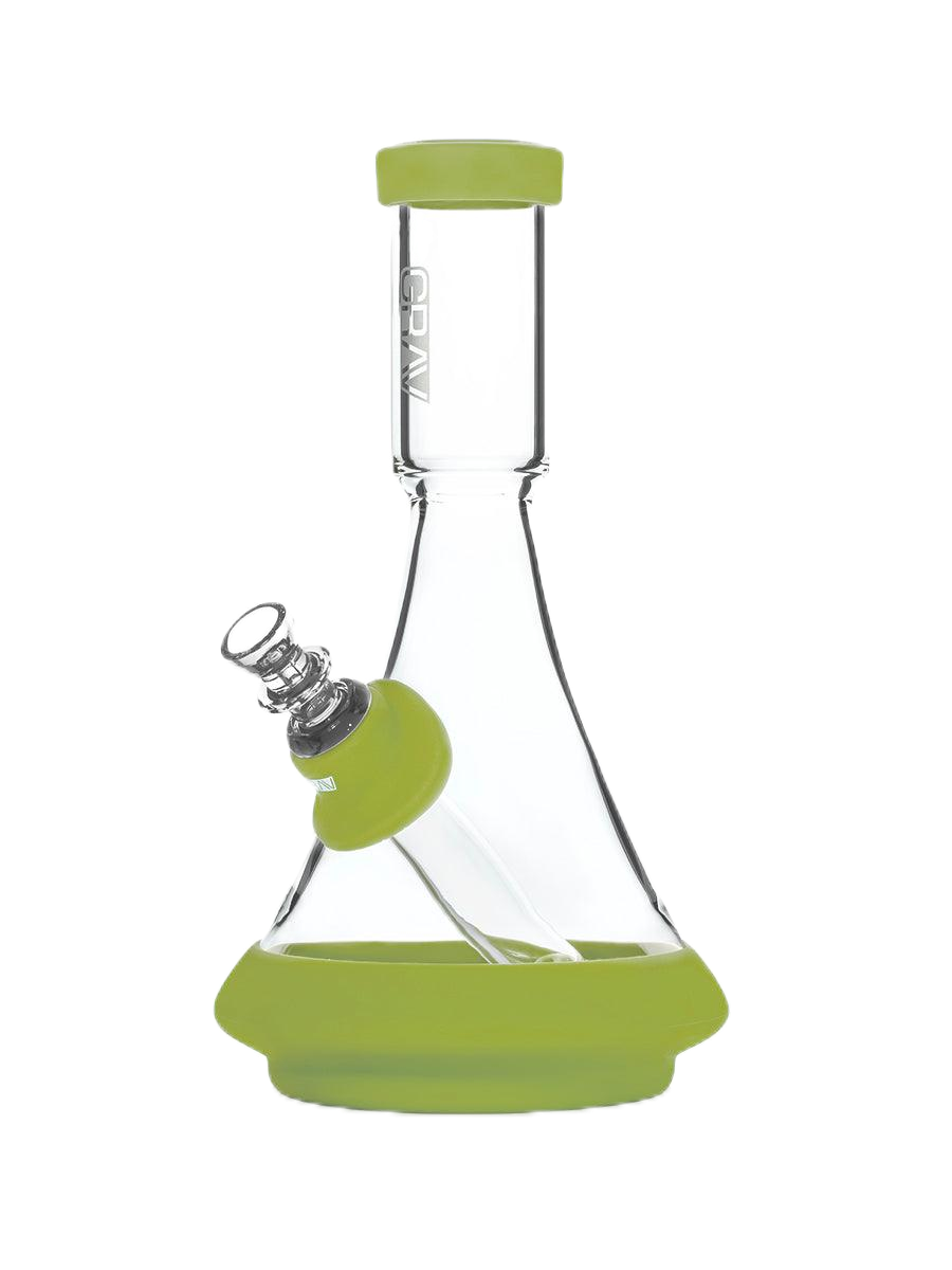 Grav Deco Beaker Bong / green